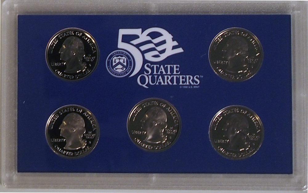 2000 QUARTER PROOF SET * ORIGINAL * 5 Coin U.S. Mint Proof Set