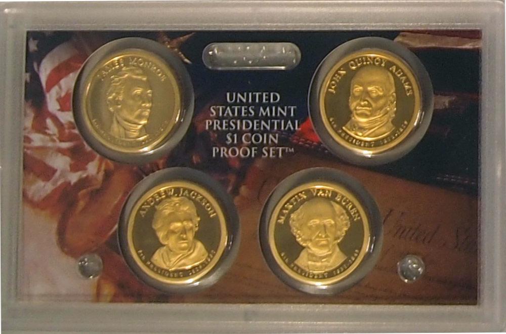 2008 PRESIDENTIAL DOLLAR PROOF SET * 4 Coin U.S. Mint Proof Set