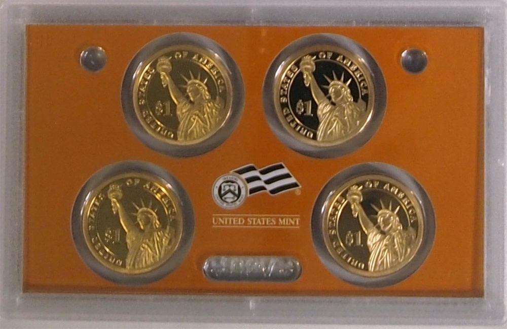 2008 PRESIDENTIAL DOLLAR PROOF SET * 4 Coin U.S. Mint Proof Set