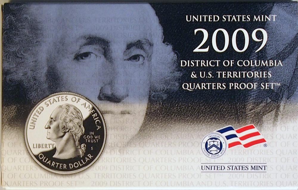 2009 QUARTER PROOF SET * ORIGINAL * 6 Coin U.S. Mint Proof Set