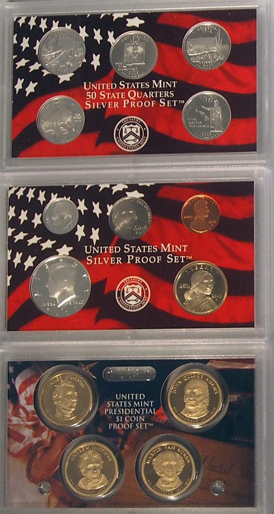 2008 SILVER PROOF SET * ORIGINAL * 14 Coin U.S. Mint Proof Set