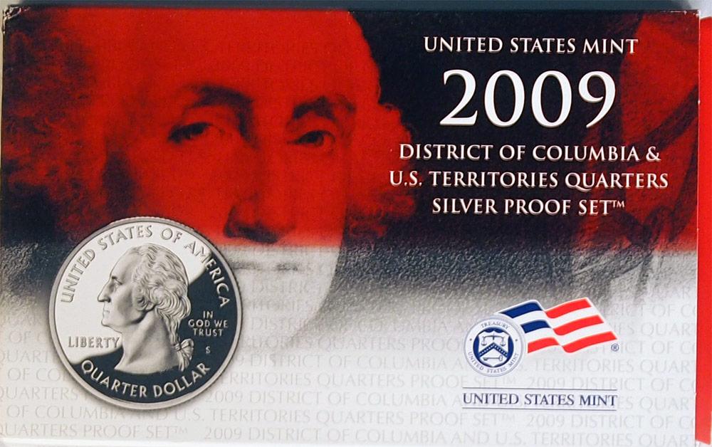 2009 SILVER QUARTER PROOF SET * 6 Coin U.S. Mint Proof Set