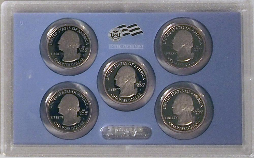 2010 QUARTER PROOF SET * ORIGINAL * 5 Coin U.S. Mint Proof Set