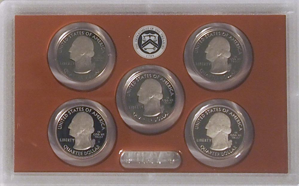 2011 QUARTER PROOF SET * ORIGINAL * 5 Coin U.S. Mint Proof Set