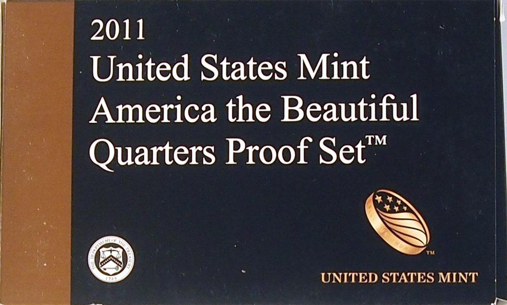 2011 QUARTER PROOF SET * ORIGINAL * 5 Coin U.S. Mint Proof Set