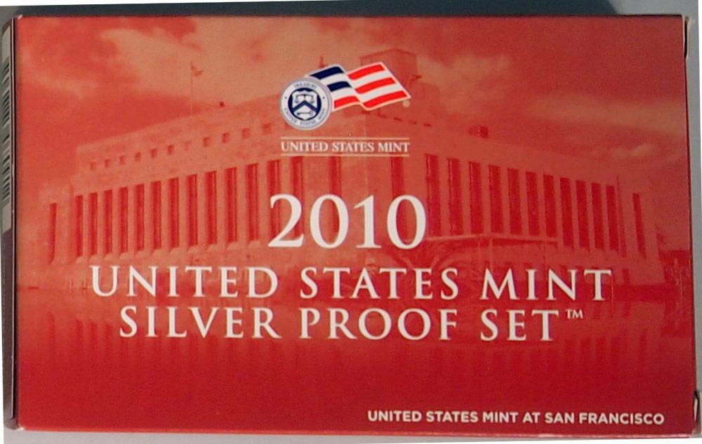 2010 SILVER PROOF SET * ORIGINAL * 14 Coin U.S. Mint Proof Set