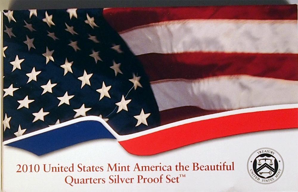 2010 SILVER QUARTER PROOF SET * 5 Coin U.S. Mint Proof Set