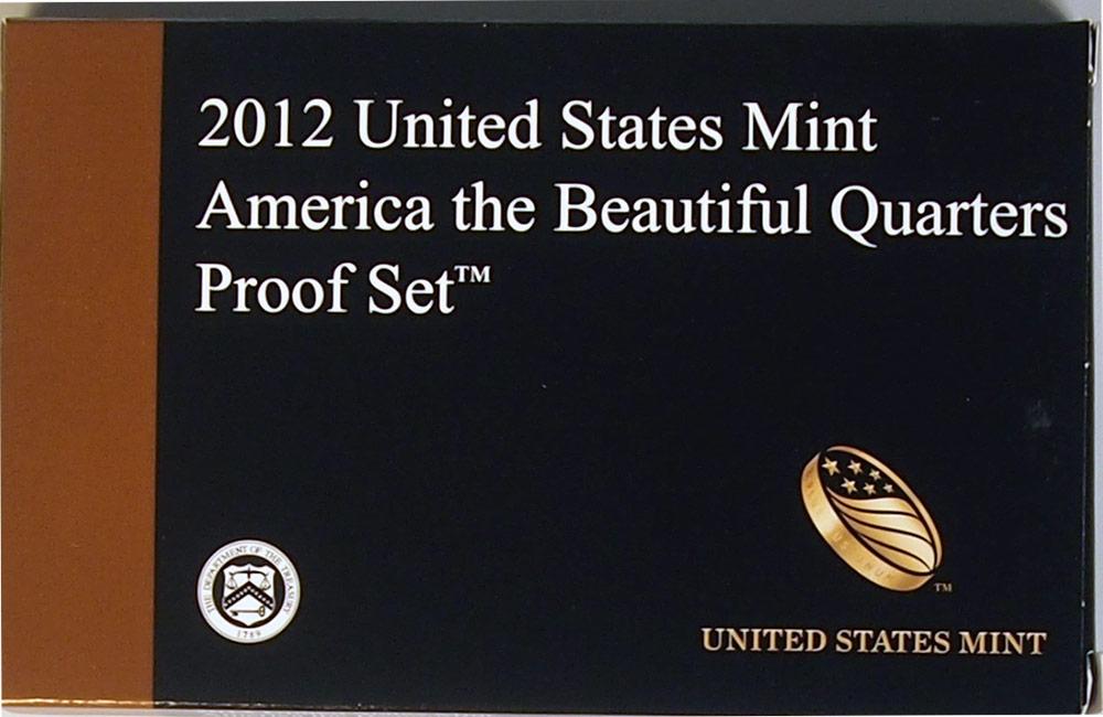 2012 QUARTER PROOF SET * ORIGINAL * 5 Coin U.S. Mint Proof Set