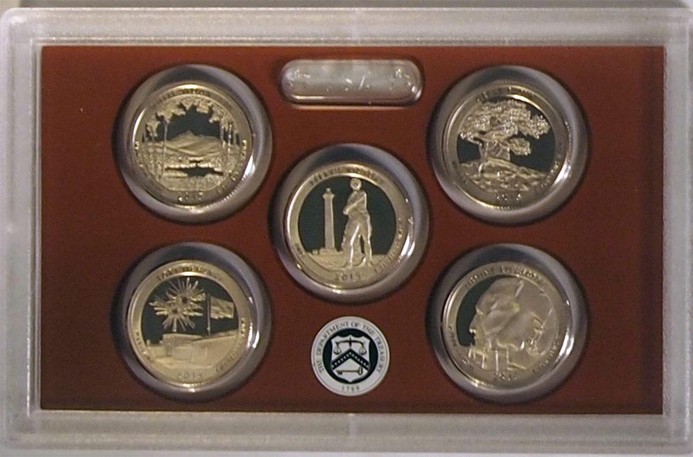 2013 QUARTER PROOF SET * ORIGINAL * 5 Coin U.S. Mint Proof Set