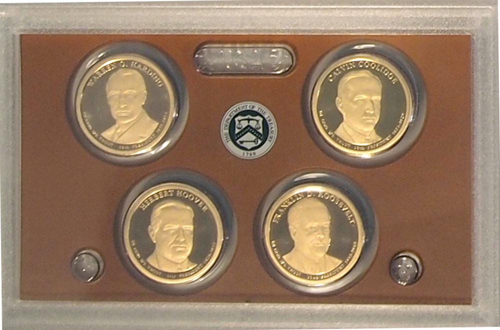 2014 PRESIDENTIAL DOLLAR PROOF SET * 4 Coin U.S. Mint Proof Set