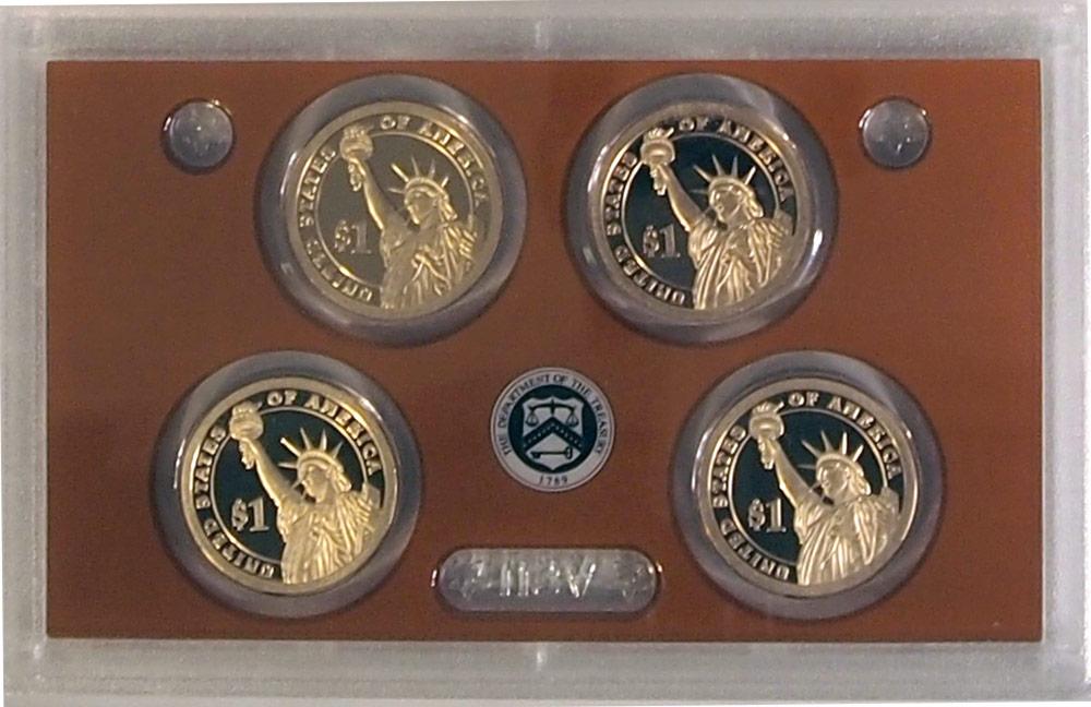 2014 PRESIDENTIAL DOLLAR PROOF SET * 4 Coin U.S. Mint Proof Set