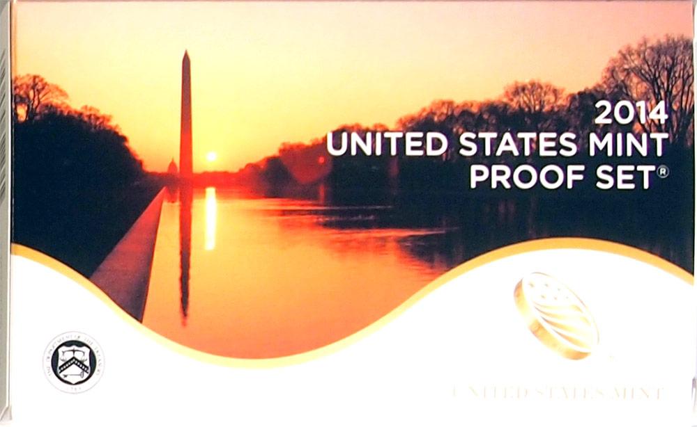 2014 PROOF SET * ORIGINAL * 14 Coin U.S. Mint Proof Set