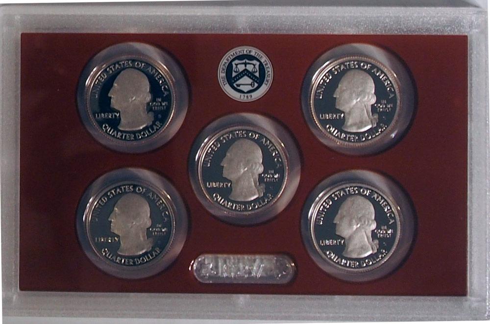 2014 QUARTER PROOF SET * ORIGINAL * 5 Coin U.S. Mint Proof Set