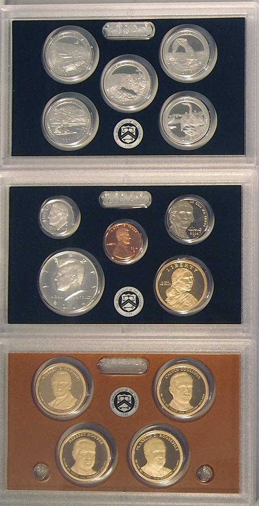 2014 SILVER PROOF SET * ORIGINAL * 14 Coin U.S. Mint Proof Set