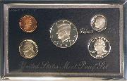 1996 PREMIER SILVER PROOF SET Deluxe Box 5 Coin U.S. Mint Proof Set