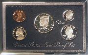 1997 PREMIER SILVER PROOF SET Deluxe Box 5 Coin U.S. Mint Proof Set