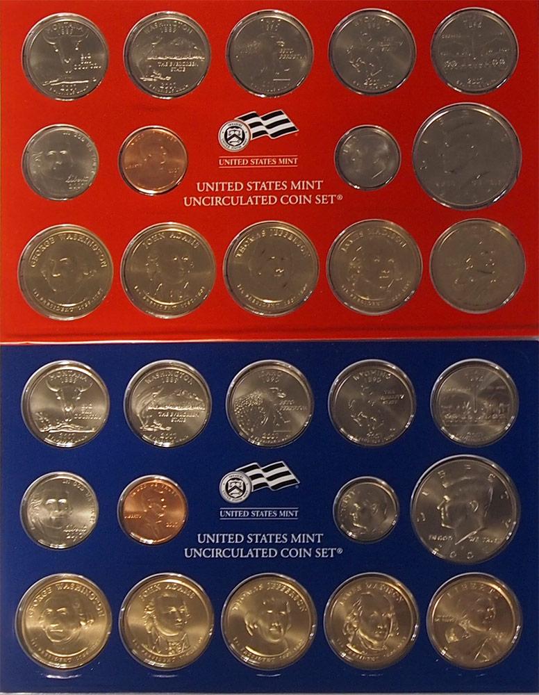 2007 Mint Set - All Original 28 Coin U.S. Mint Uncirculated Set