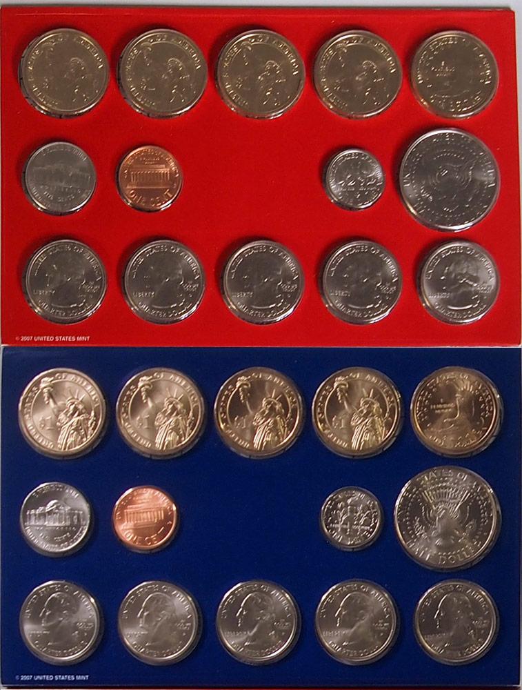 2007 Mint Set - All Original 28 Coin U.S. Mint Uncirculated Set