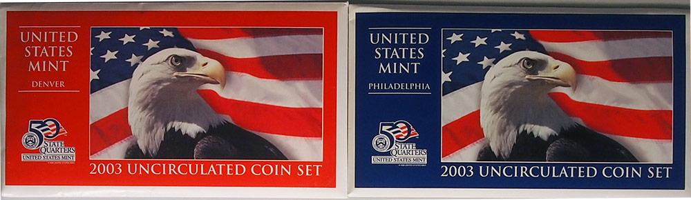 2003 Mint Set - All Original 20 Coin U.S. Mint Uncirculated Set