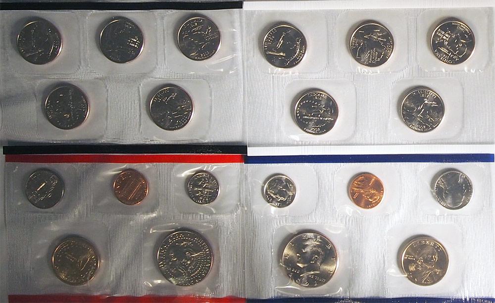 2002 Mint Set - All Original 20 Coin U.S. Mint Uncirculated Set