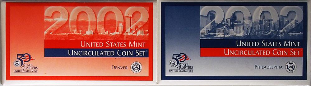 2002 Mint Set - All Original 20 Coin U.S. Mint Uncirculated Set