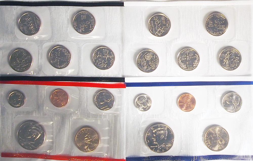 2000 Mint Set - All Original 20 Coin U.S. Mint Uncirculated Set
