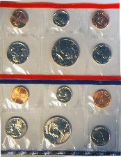 1997 Mint Set - All Original 10 Coin U.S. Mint Uncirculated Set