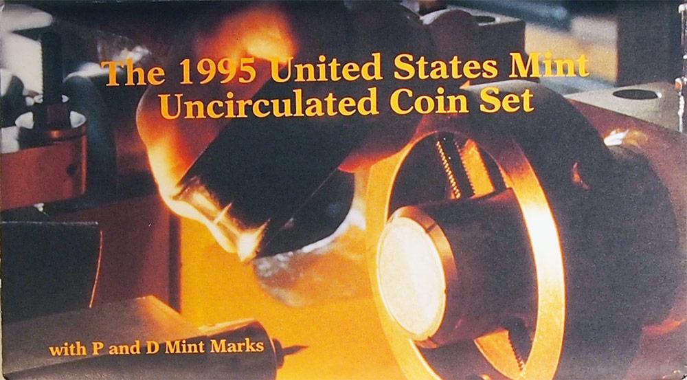 1995 Mint Set - All Original 10 Coin U.S. Mint Uncirculated Set