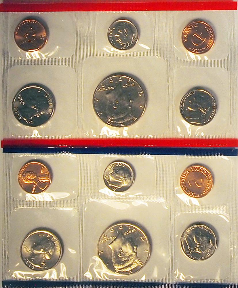 1992 UNCIRCULATED Genuine U.S MINT SETS ISSUED BY U.S MINT 