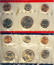 1992 Mint Set - All Original 10 Coin U.S. Mint Uncirculated Set