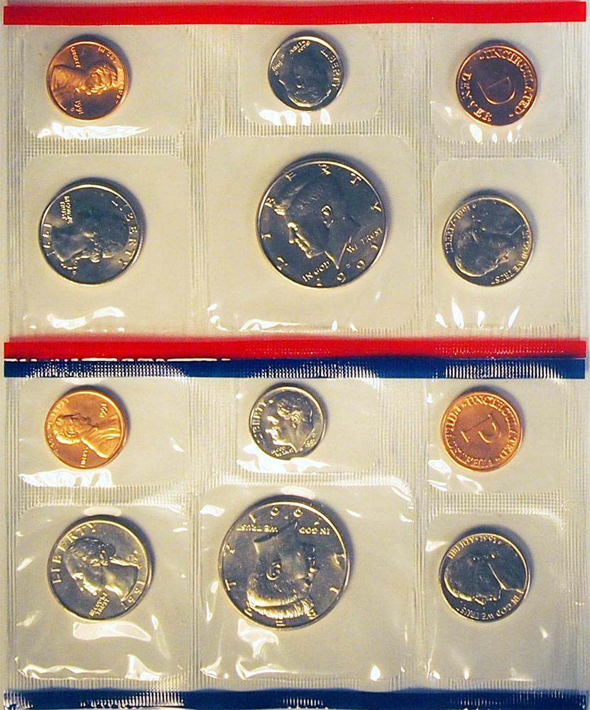 1991 Mint Set - All Original 10 Coin U.S. Mint Uncirculated Set