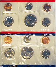 1991 Mint Set - All Original 10 Coin U.S. Mint Uncirculated Set