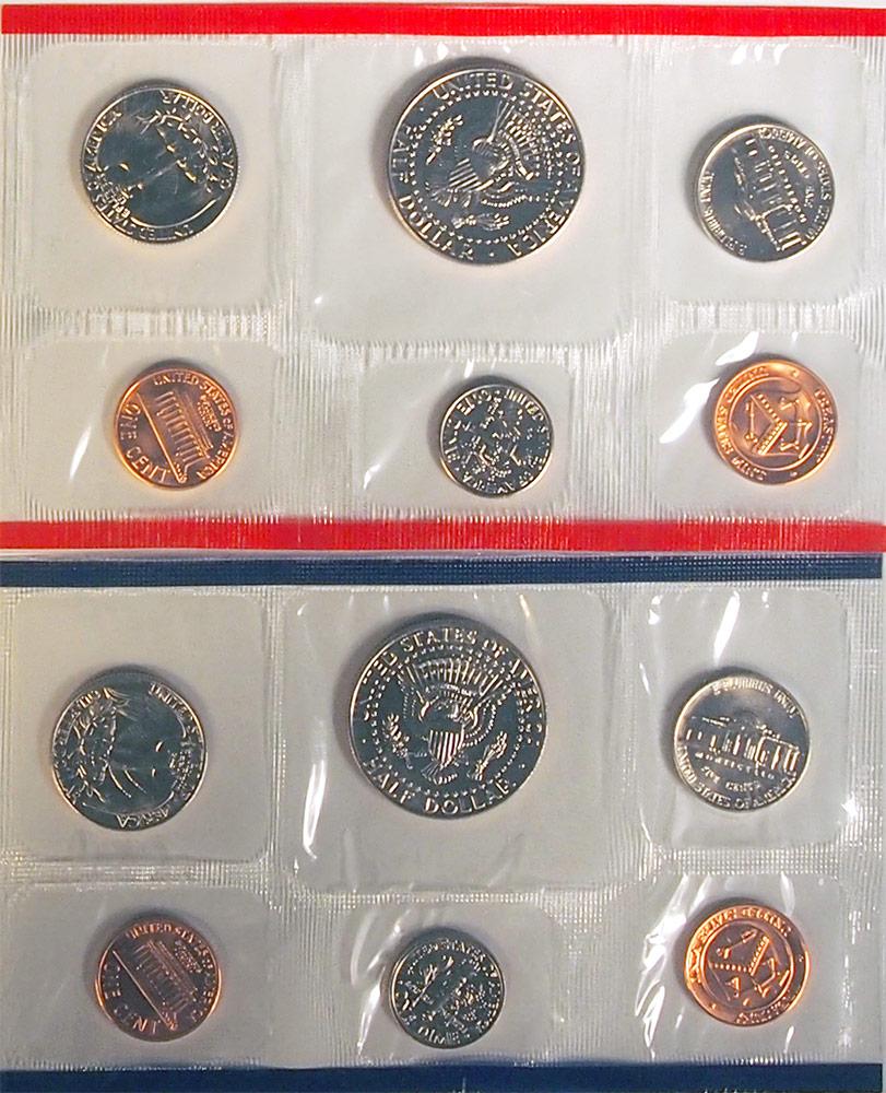 1989 Mint Set - All Original 10 Coin U.S. Mint Uncirculated Set