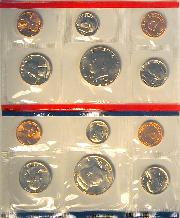 1988 Mint Set - All Original 10 Coin U.S. Mint Uncirculated Set