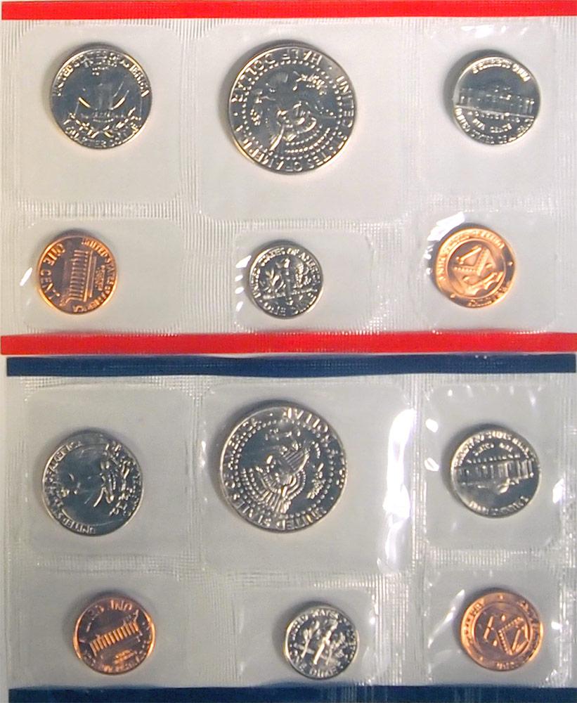 1988 Mint Set - All Original 10 Coin U.S. Mint Uncirculated Set