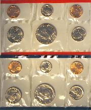 1987 Mint Set - All Original 10 Coin U.S. Mint Uncirculated Set
