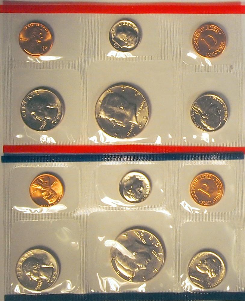 1985 Mint Set - All Original 10 Coin U.S. Mint Uncirculated Set