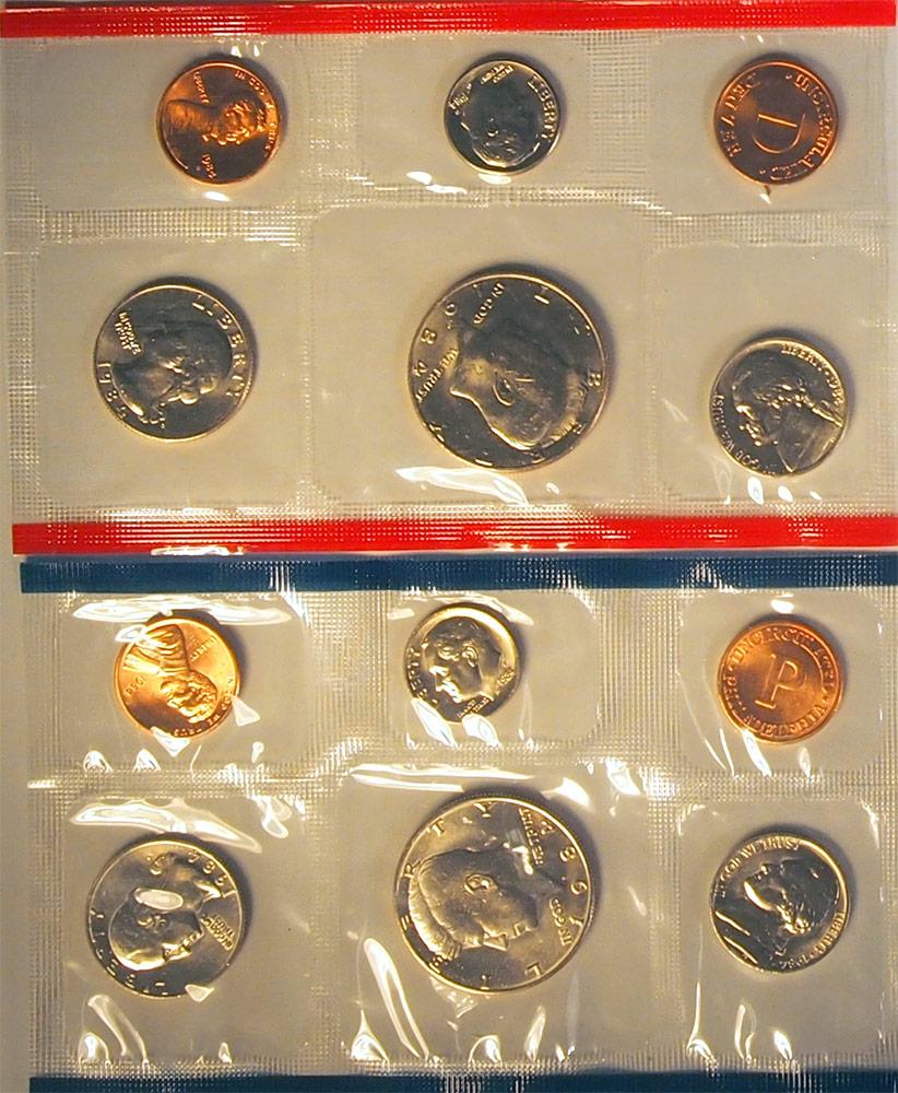 1984 Mint Set - All Original 10 Coin U.S. Mint Uncirculated Set