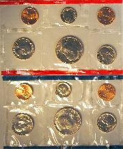 1984 Mint Set - All Original 10 Coin U.S. Mint Uncirculated Set