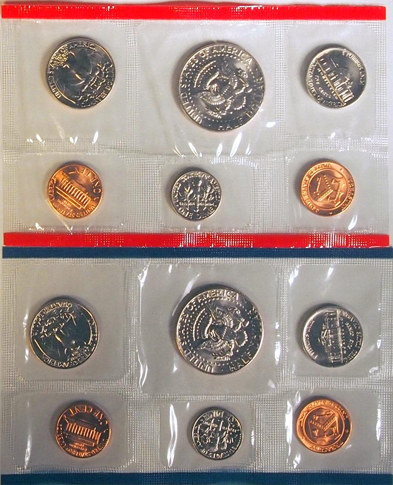 1984 Mint Set - All Original 10 Coin U.S. Mint Uncirculated Set
