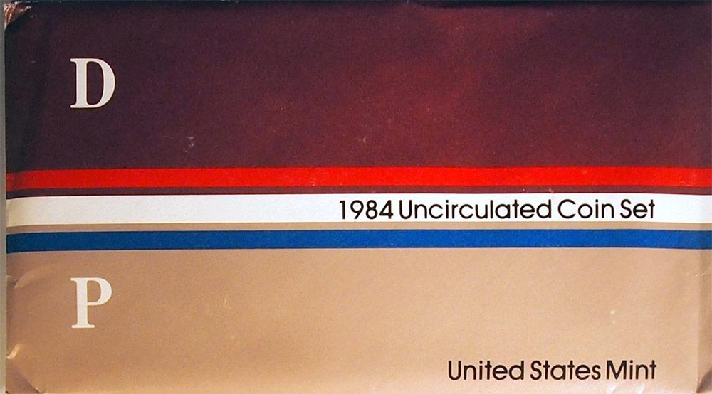 1984 Mint Set - All Original 10 Coin U.S. Mint Uncirculated Set