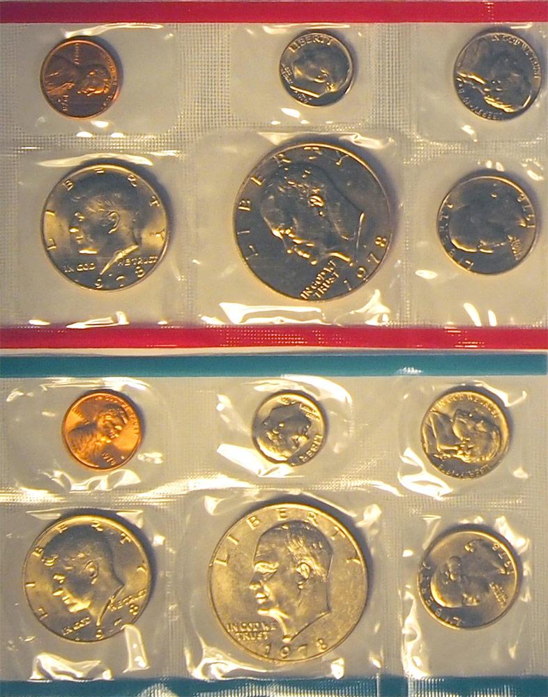 1978 Mint Set - All Original 12 Coin U.S. Mint Uncirculated Set