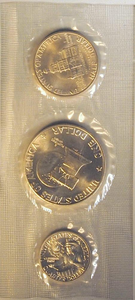 1976 U.S. Mint Set * Bicentennial Silver 3 Coin U.S. Mint Uncirculated Set