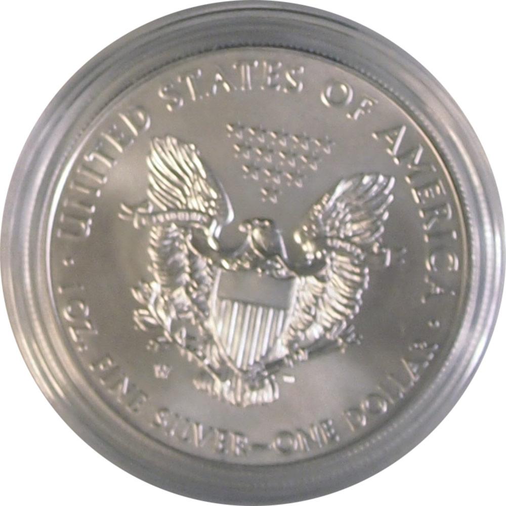 2014-W Burnished BU American Silver Eagle * 1oz Silver