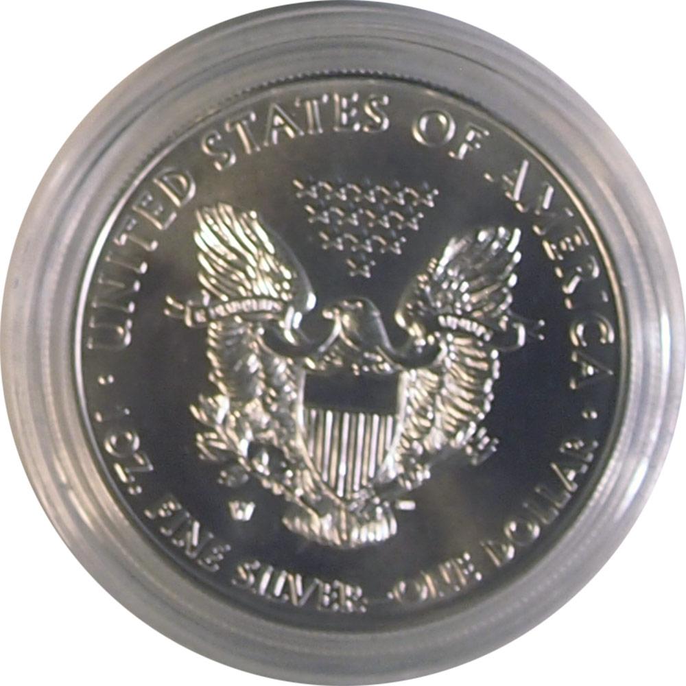 2012-W Burnished BU American Silver Eagle * 1oz Silver