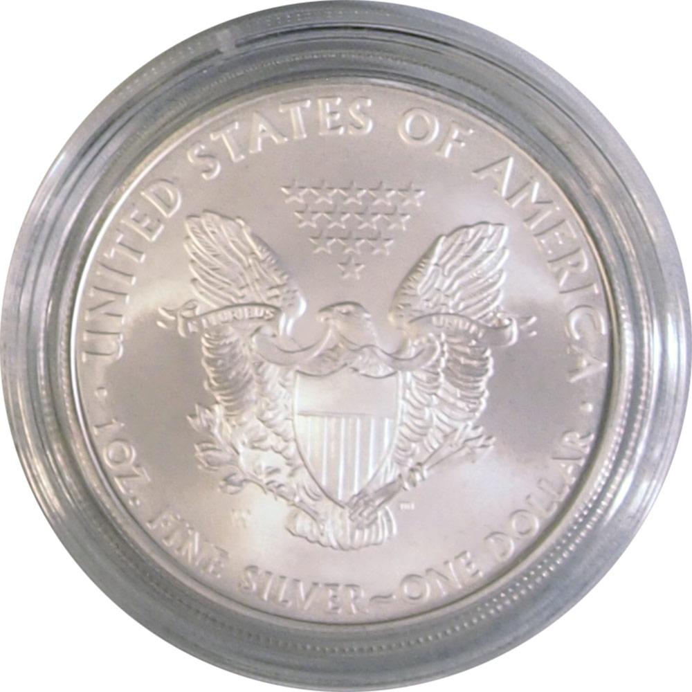 2008-W Burnished BU American Silver Eagle * 1oz Silver