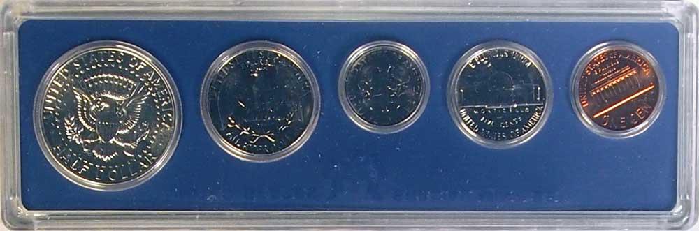 1967 SMS U.S. Special Mint Set - All Original 5 Coin Special Mint Set