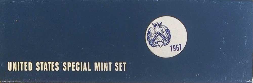 1967 SMS U.S. Special Mint Set - All Original 5 Coin Special Mint Set