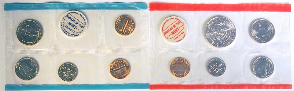1968 Mint Set - All Original 10 Coin U.S. Mint Uncirculated Set