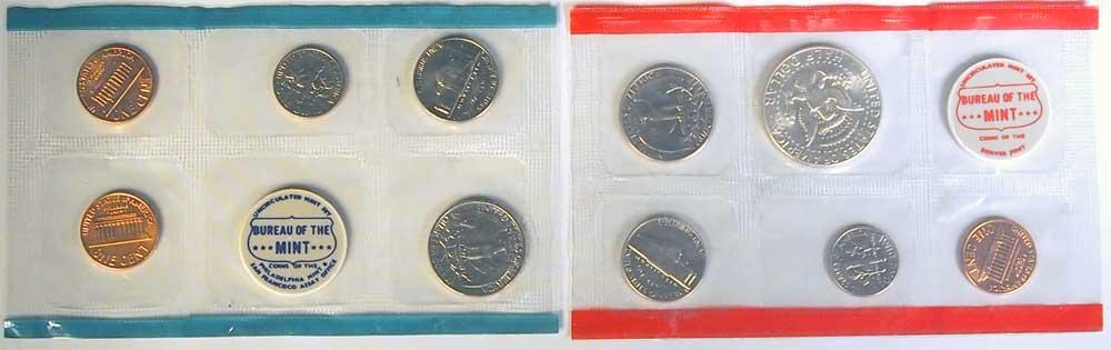 1970 Mint Set - Rare Small Date 10 Coin U.S. Mint Uncirculated Set